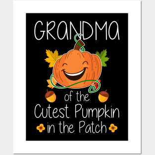 Grandma Of The Cutest Pumpkin Halloween Posters and Art